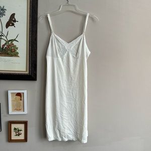Vintage white slip dress!